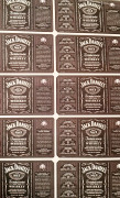 Наклейки для вырезания Jack Daniels полная 10шт