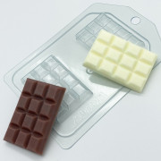 Пластиковая форма для мыла и шоколада Шоколадка плитка