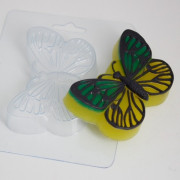 Пластиковая форма для мыла и шоколада Бабочка