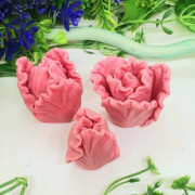 Силиконовая форма для мыла Волнистые тюльпана 