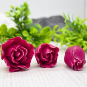 Силиконовая форма для мыла 3 волнистые мини розы